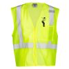 Unisex Single Pocket Zipper Mesh Vest Thumbnail