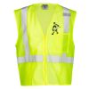 Unisex Single Pocket Zipper Mesh Vest Thumbnail